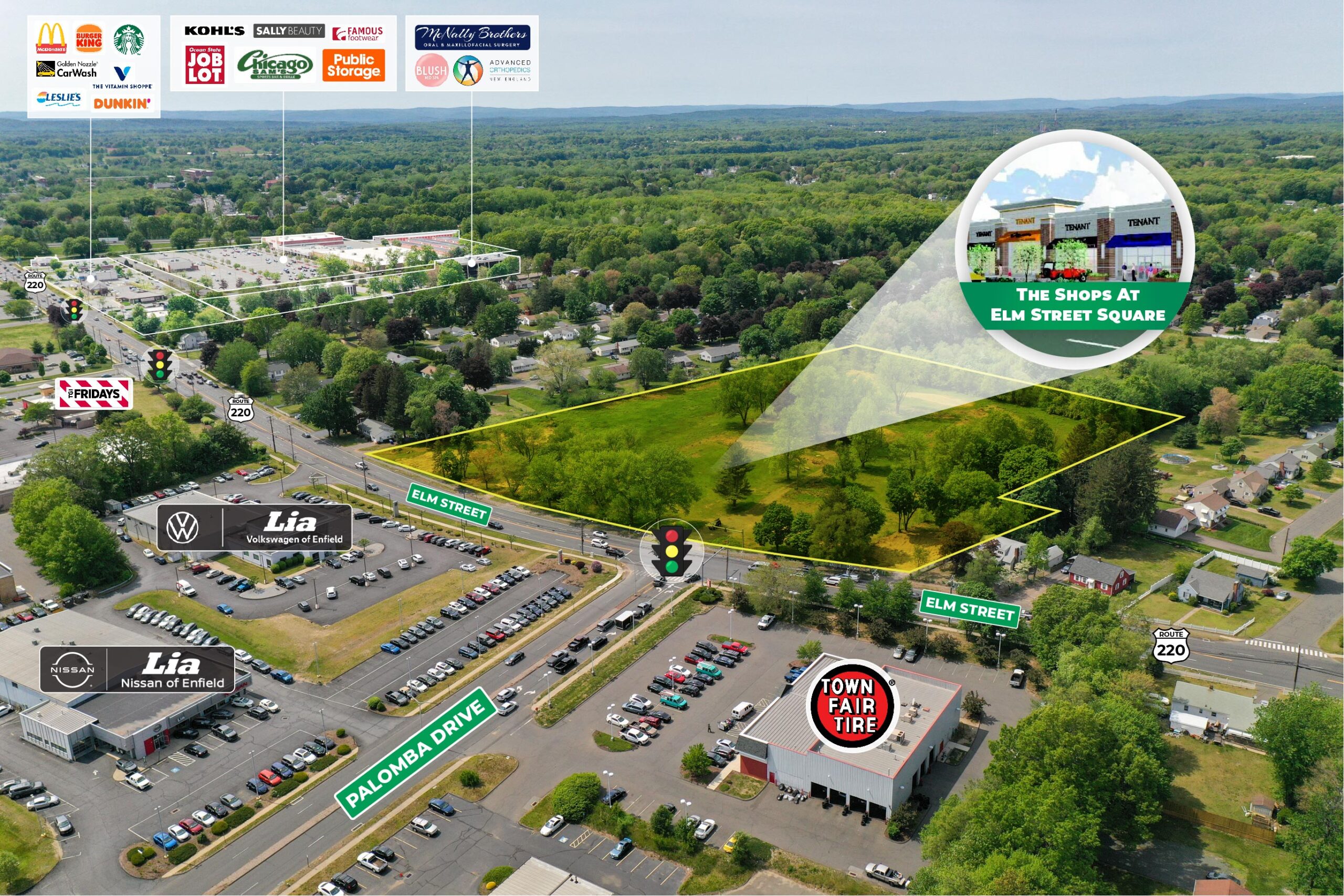 Enfield, CT – The Shops at Elm Street Square | New England Retail ...